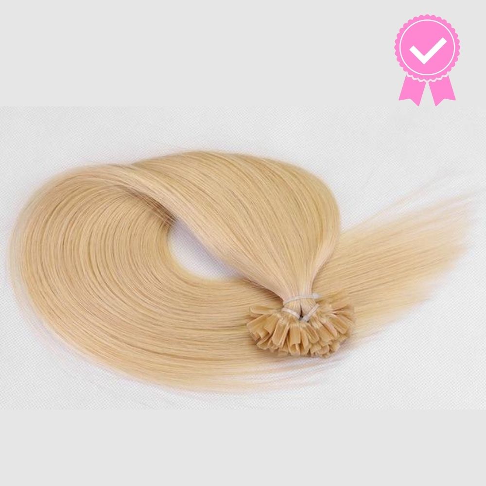 100 Extensions Kératine - Cheveux Naturels Lisses