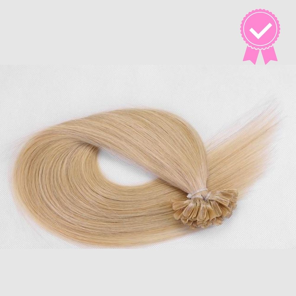 100 Extensions Kératine - Cheveux Naturels Lisses