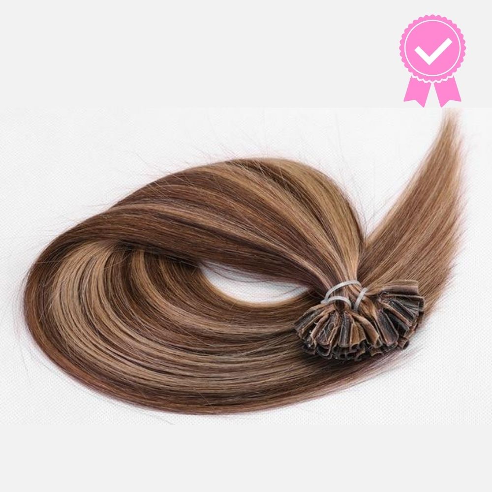 50 Extensions Kératine - Cheveux Naturels Lisses