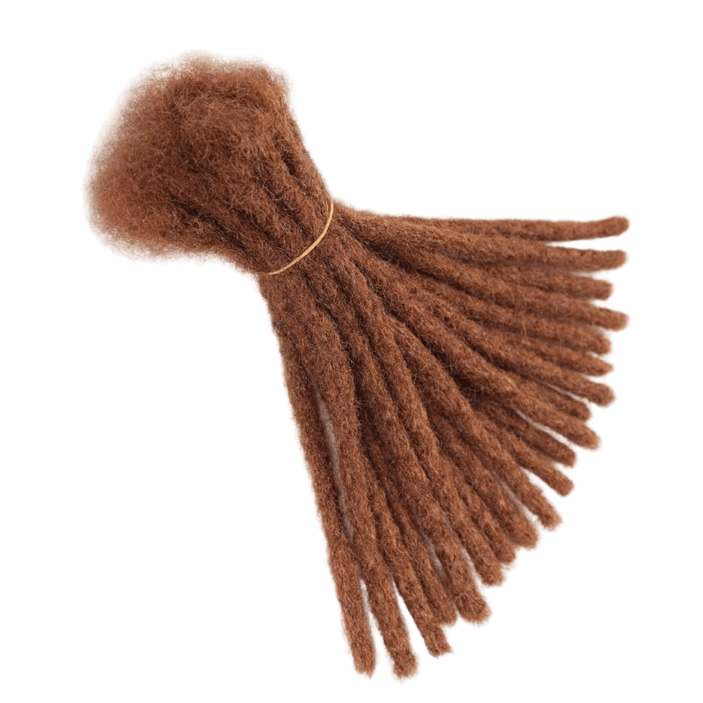 fausses locks de couleur marron