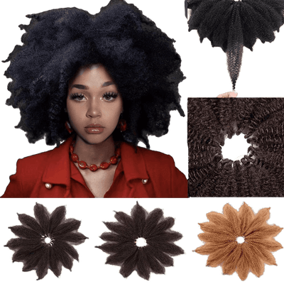 mèches crochet braids afro synthétiques