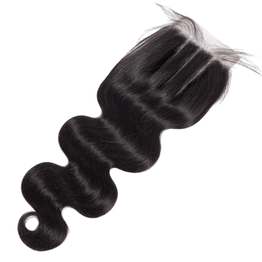 closure body wave cheveux brésiliens et des babies hair