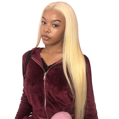 Perruque online longue blonde