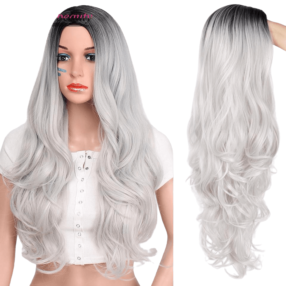 perruque grise pour femme