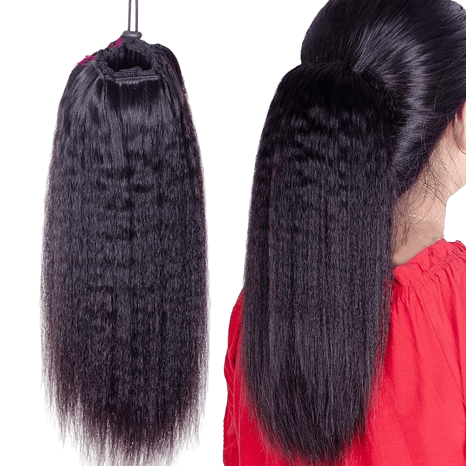 postiche ponytail texture yaki