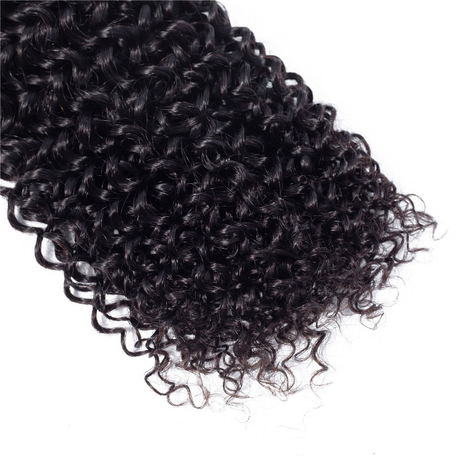 zoom sur pointes de Mèches Brésiliennes Kinky Curly
