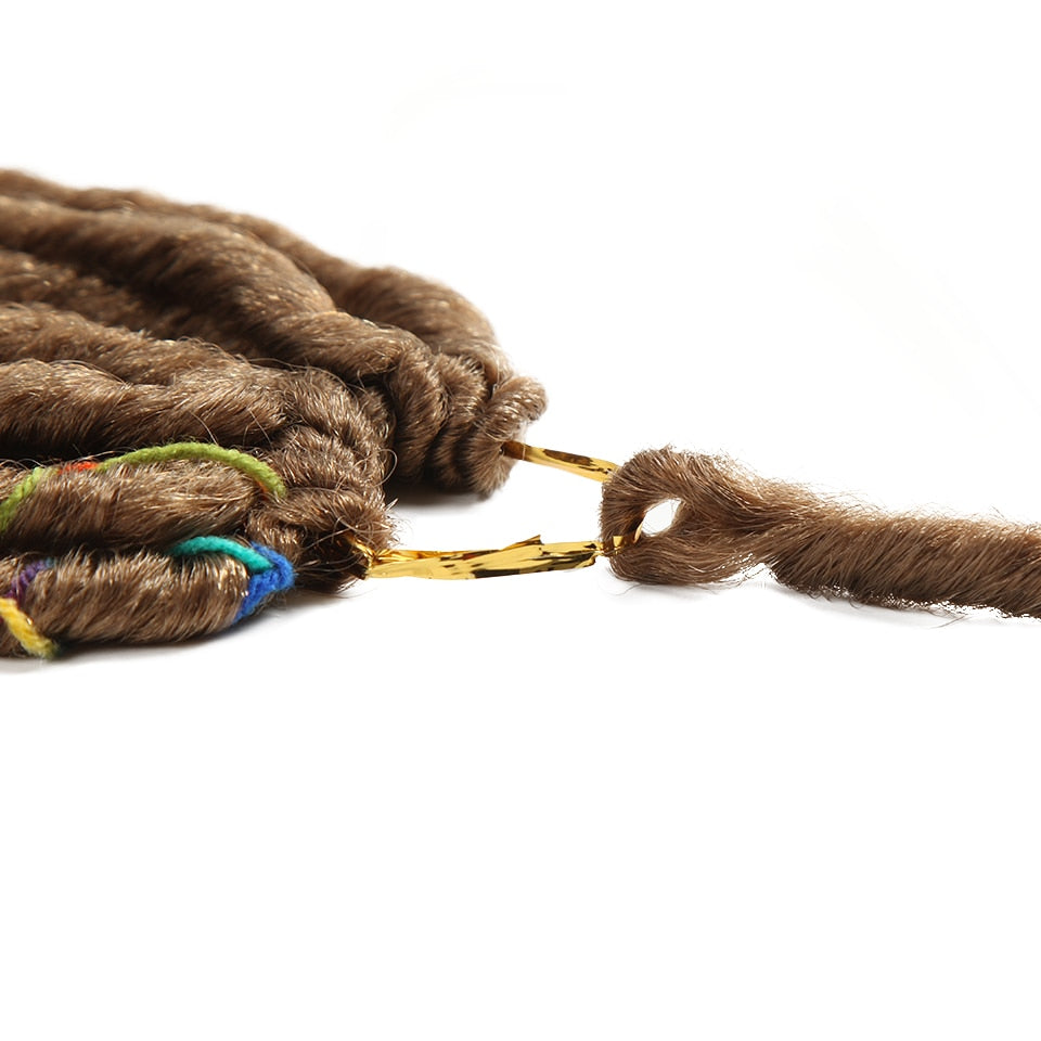 fausses locks courtes crochet blondes