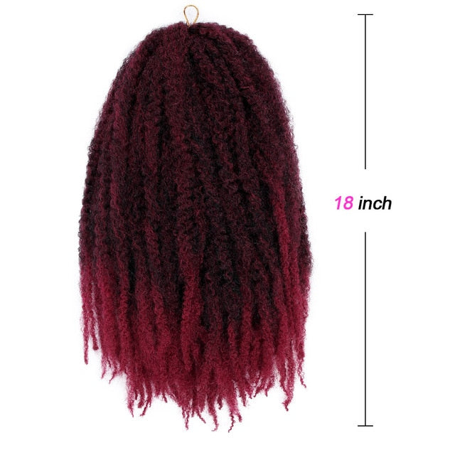 Meches Synthétiques Pour Crochet Braids bordeaux