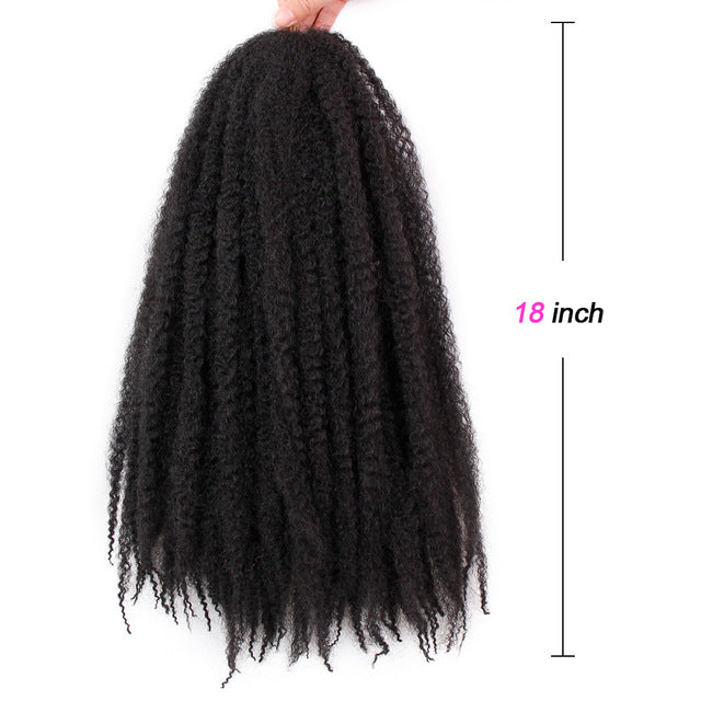 Meches Synthétiques Pour Crochet Braids noires