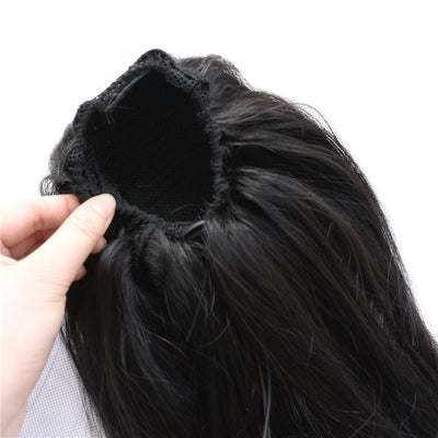 fermeture du ponytail lisse straight