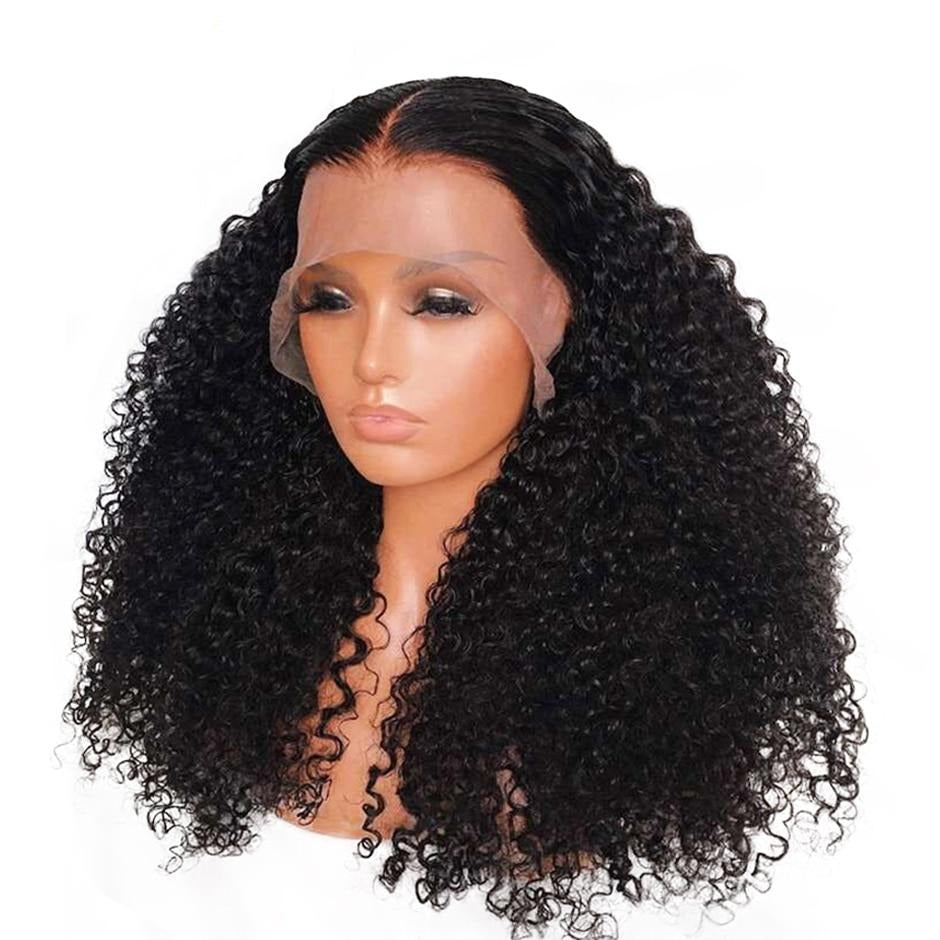 Perruque Afro Courte 100% Cheveux Naturels – Noir – Taille Moyenne – Style Libre Et Naturel !
