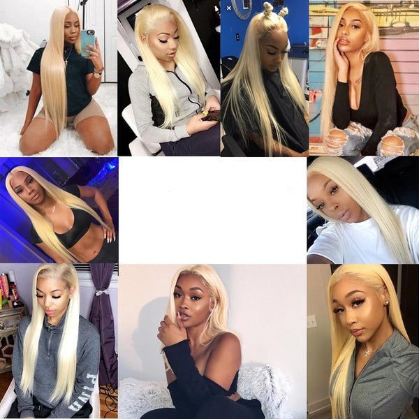 Perruque Femme 100% Cheveux Naturels - Courte Blonde - Modèle WANDA 22 - Neuf Avec étiquettes