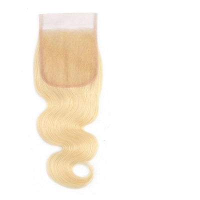 lace closure blonde platine cheveux naturels brésiliens