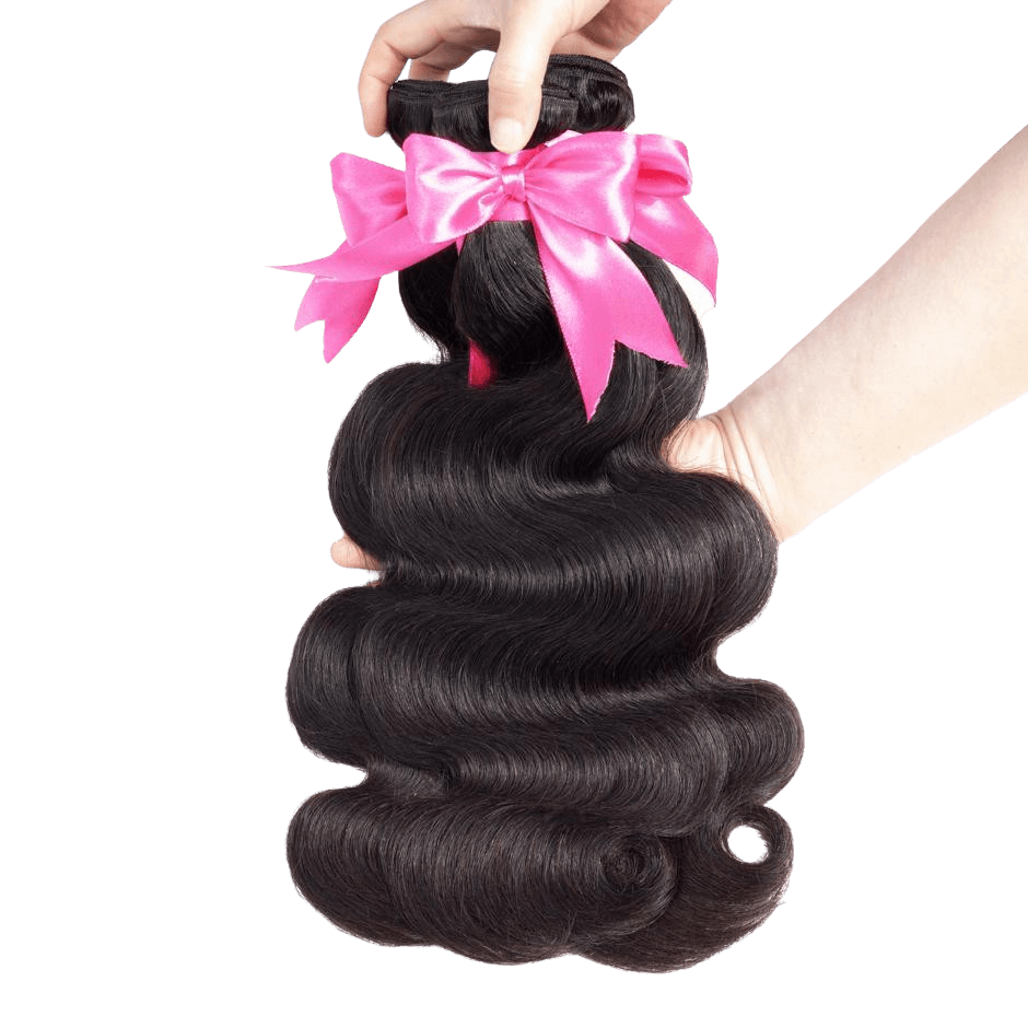 trois boules de Tissages Remy Hair Indian