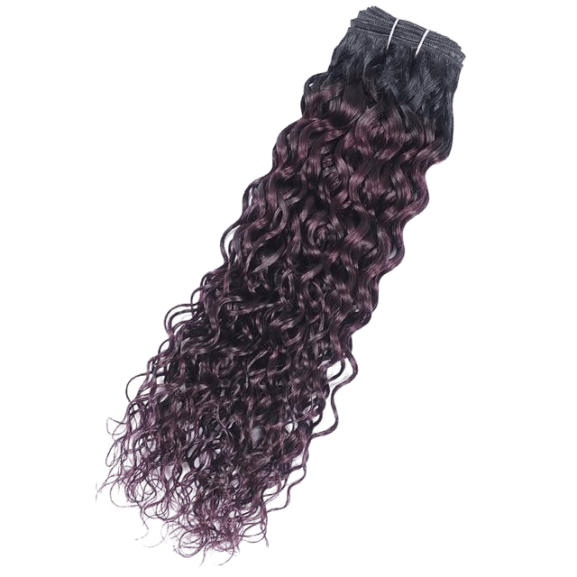 tissage bouclé de couleur violette